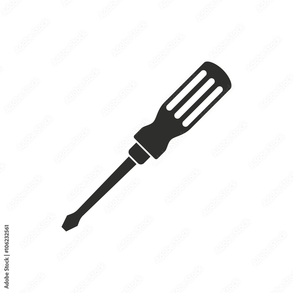 Screwdriver  - vector icon.