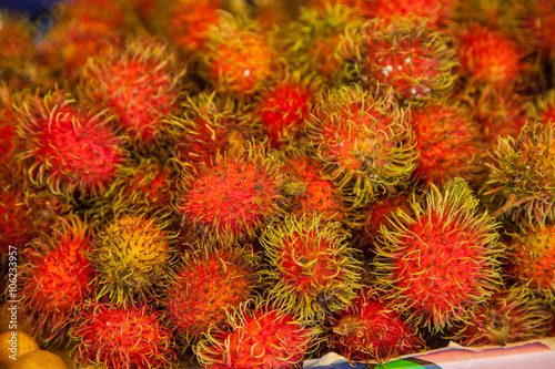 fruit on the counter of the eastern market