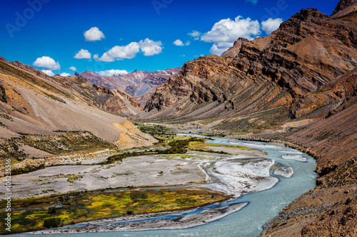 Himalayan landscape in Himalayas © Dmitry Rukhlenko