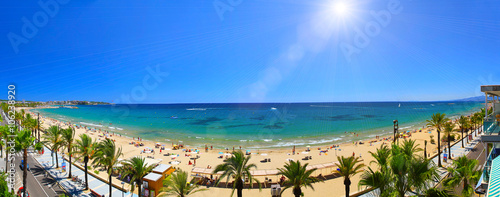 Fotografia View of Platja Llarga beach in Salou Spain