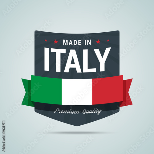 Made in Italy badge.