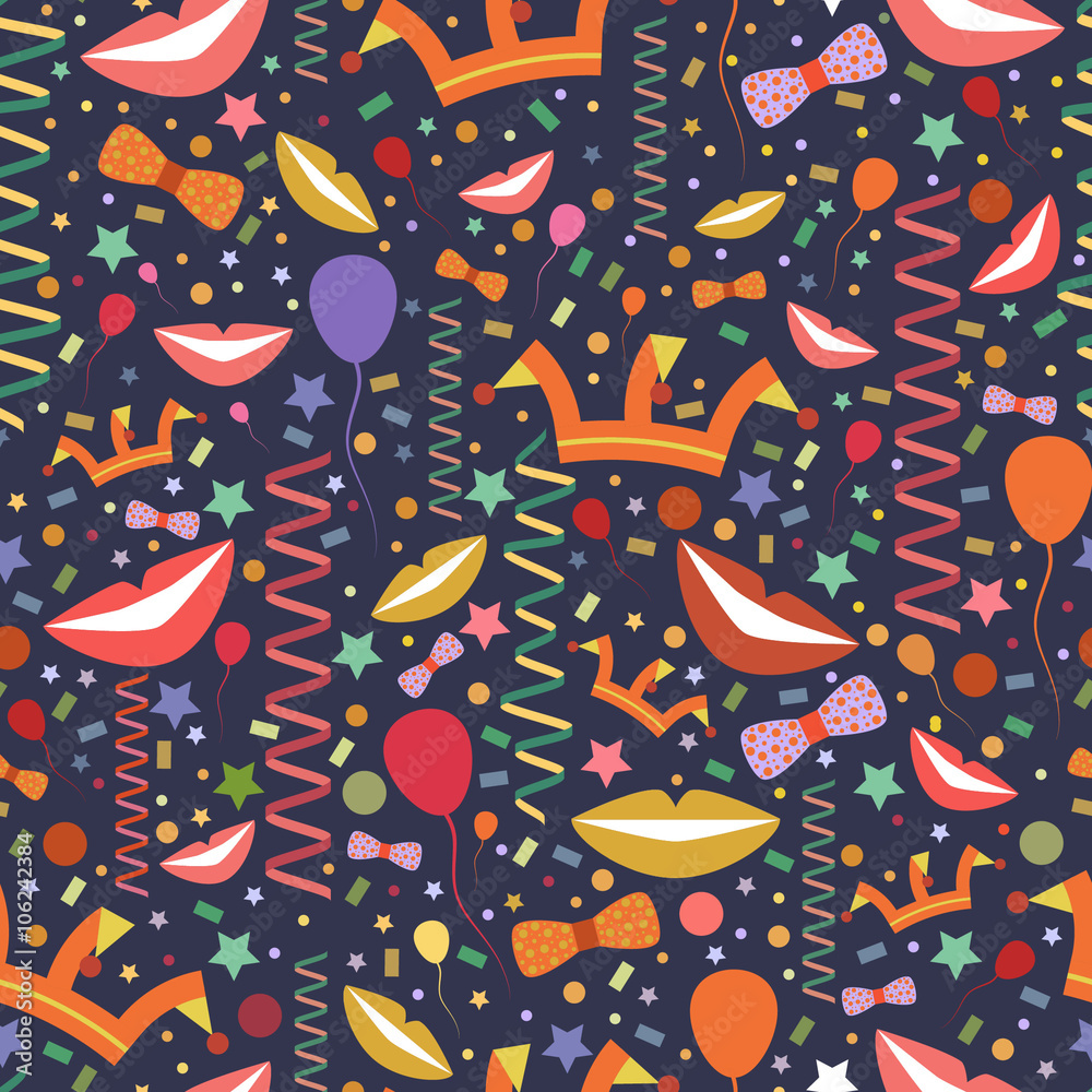 Naklejka premium Funny background for April Fool's Day or Birthday