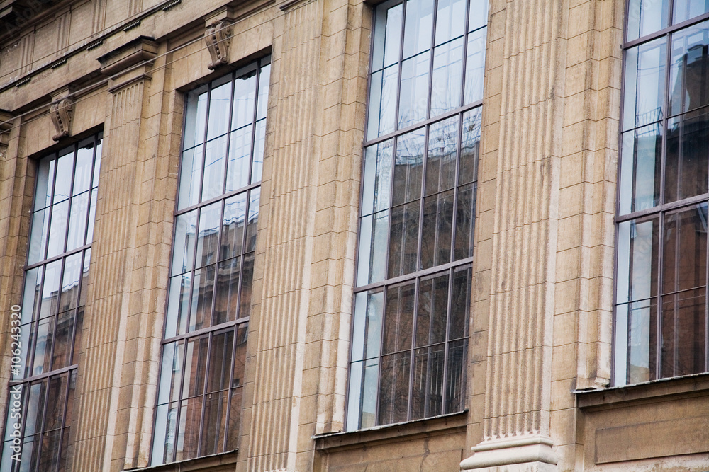 Facade of an English-style building
