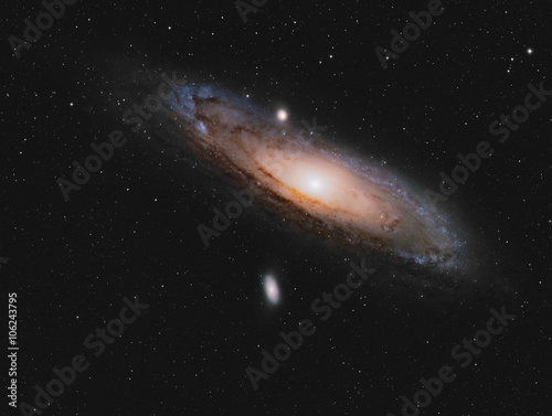 The Andromeda Galaxy (M31) taken with TS Star71 and Atik 383l+ (TS LRGB-Filters). 

Total exposure of 2.2 hours. 