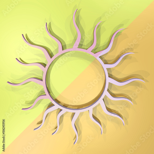 render sun symbol