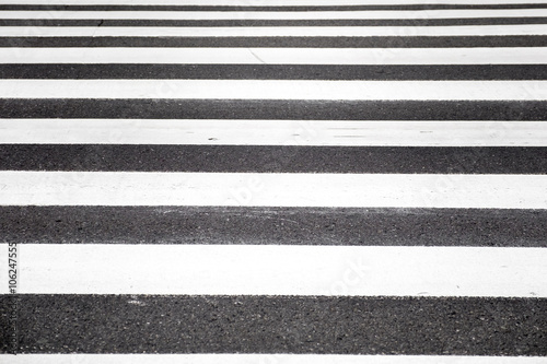 Zebra pedestrian crossing as urban background image in japan