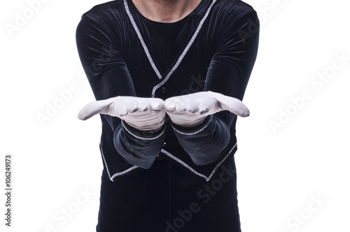 Obraz na płótnie Pantomime offer hands