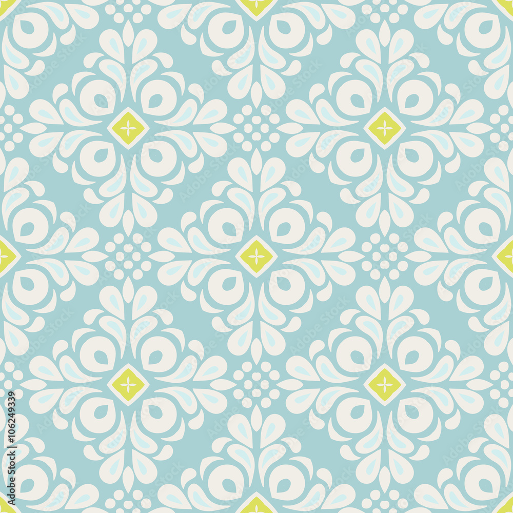 Abstract seamless ornamental tiled vector pattern Abstract seamless ornamental tiled vector pattern