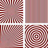 Simple purple striped pattern background set