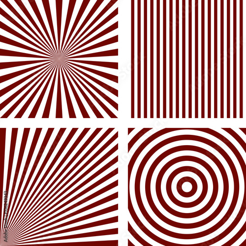 Simple purple striped pattern background set