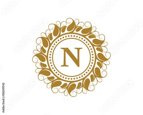 N Crest Beauty Leaf Logo