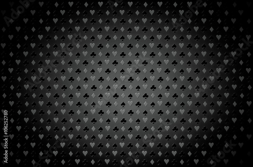 Wallpaper Mural Black and White casino background. Playing, poker, blackjack, cards symbol. Torontodigital.ca