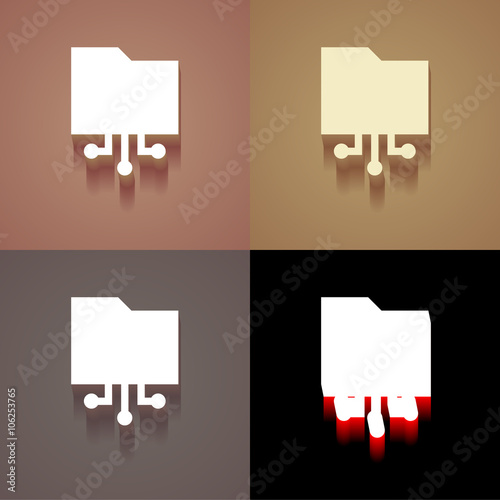 3_Vintage_Icons_With_Long_Shadow