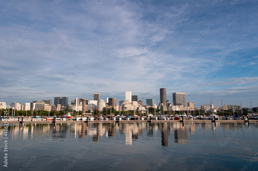 Obraz premium Rio de Janeiro City Downtown Skyline, Brazil