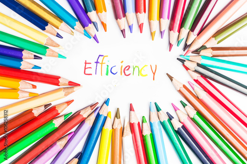  efficiency drawing by colour pencils 