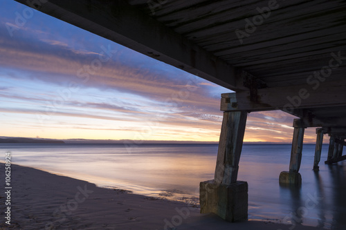 Sunset from Under the Normanville Jetty