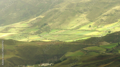 Experience the breathtaking beauty of Ecuador's Canar Province with a mesmerizing time lapse video showcasing the high altitude farming region. photo