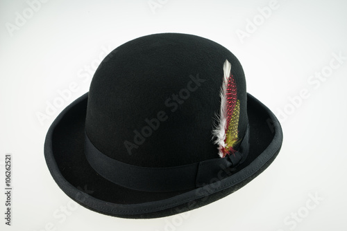 Quadro em tela bower hat with feather