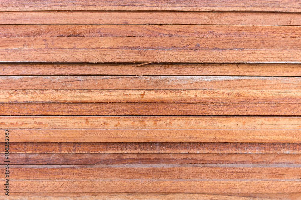 Stack of wood planks background. Texture