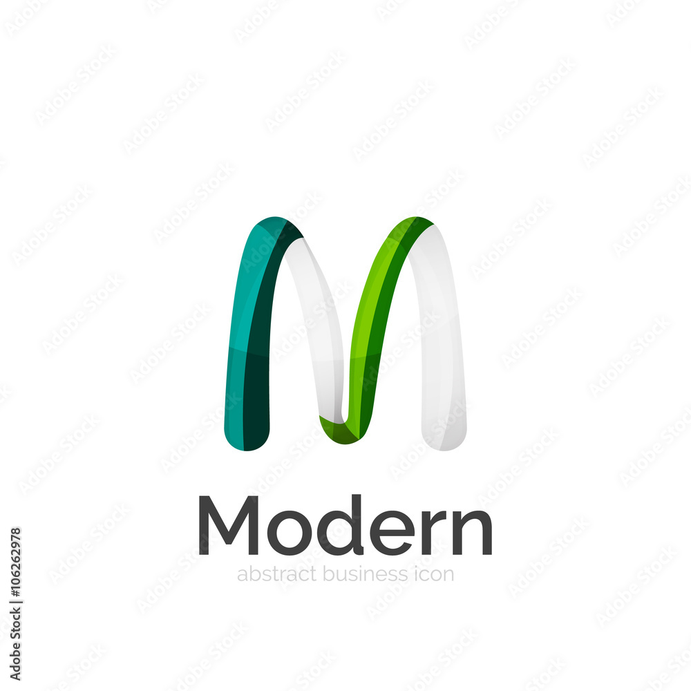 Vector ribbon logo Vector ribbon logo