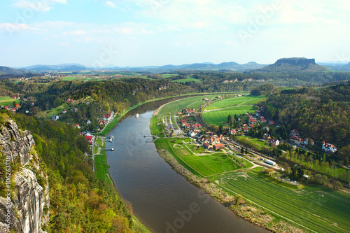 iew to Saxon Switzerland from Bastei