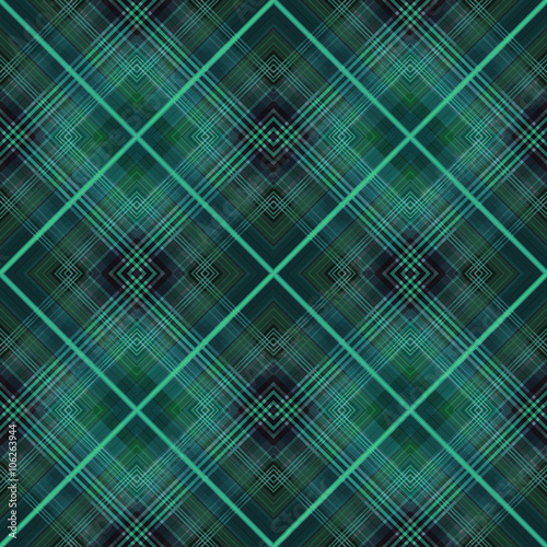 Seamless retro tartan checkered texture plaid pattern background