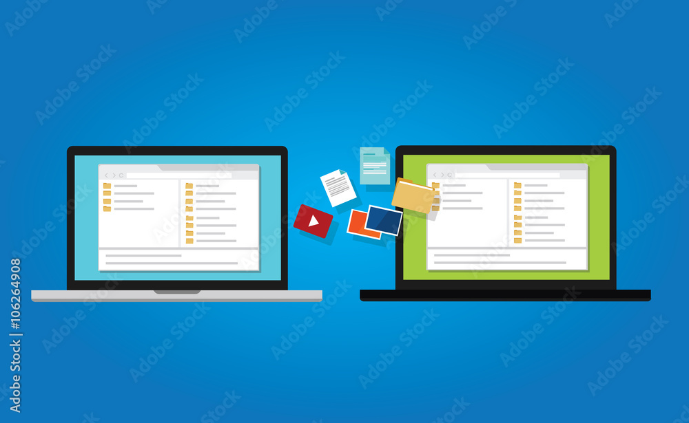 file transfer copy document backup to laptop from between computer icon symbol illustration sync file transfer copy document backup to laptop from between computer icon symbol illustration sync