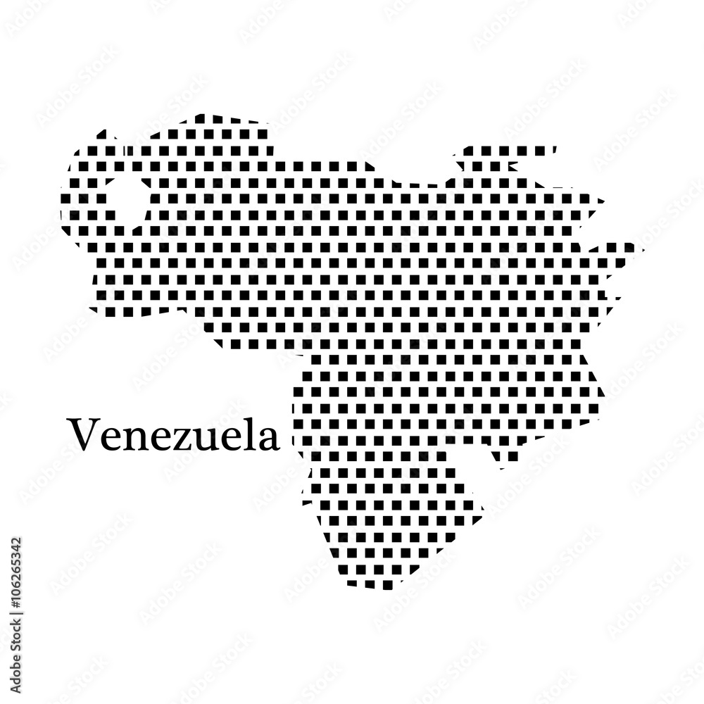 map of Venezuela,dot
