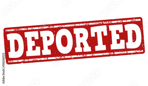 Deported grunge stamp