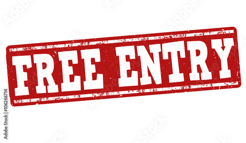 Free entry stamp