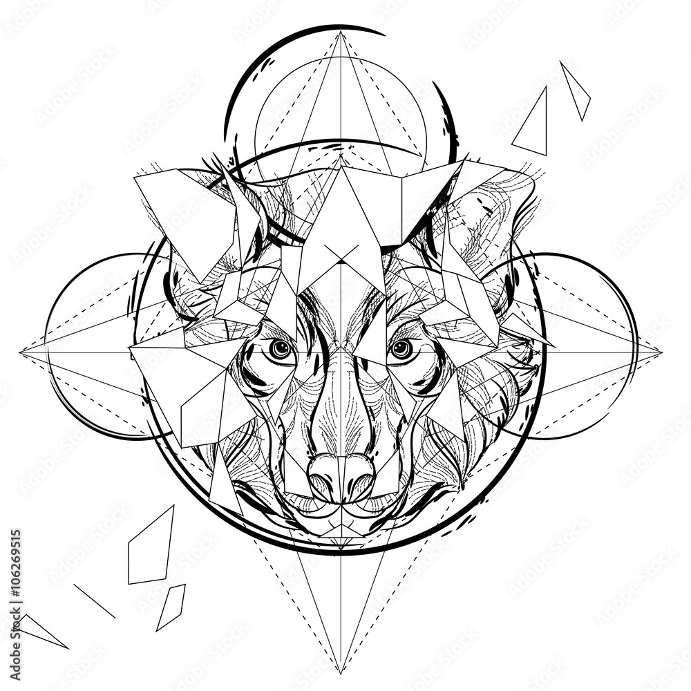Details 90+ animal head tattoo latest in.eteachers
