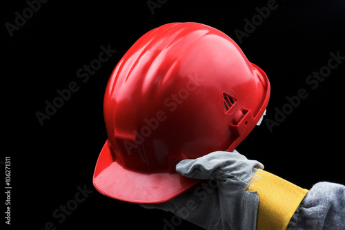 red helmet