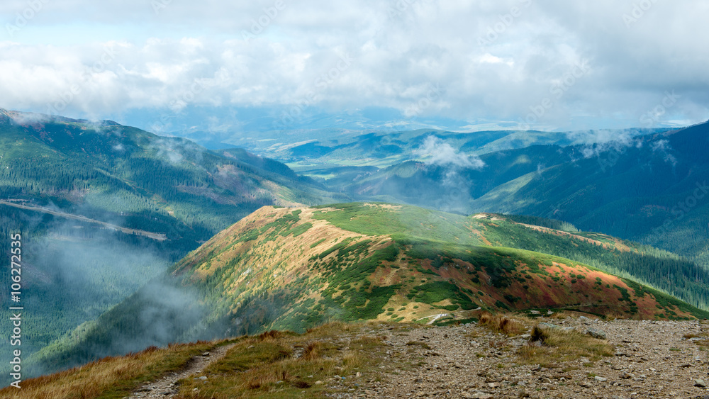 Fototapeta premium View of Tatra Mountains in Slovakia