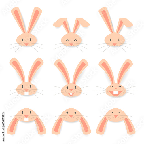 Face Rabbit, vector