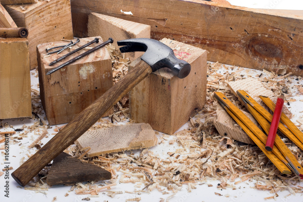 carpenter's tools Stock Photo | Adobe Stock