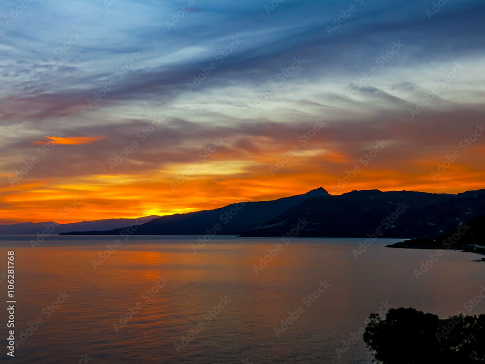 Sunset  at Cefalu, Sicily