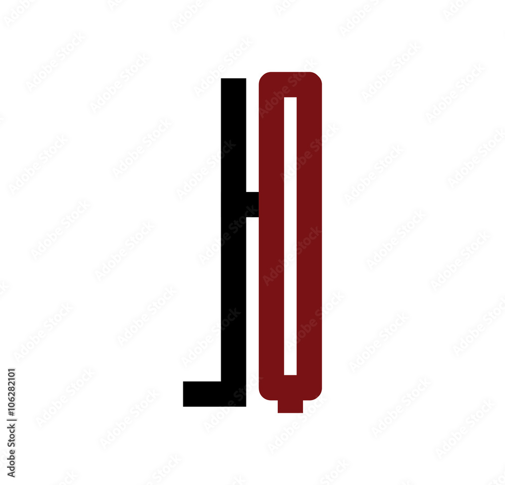 LQ initial logo red and black