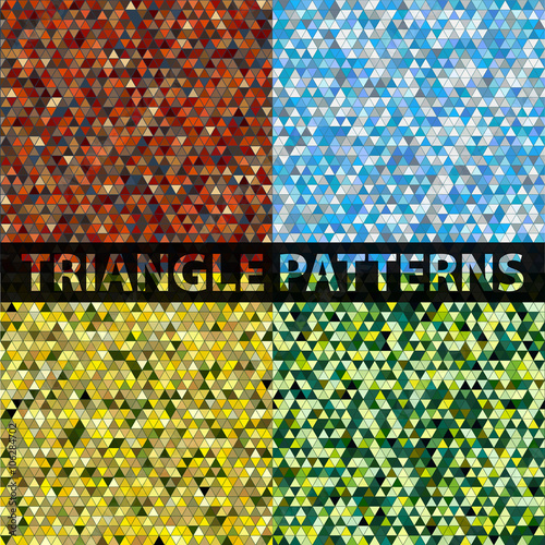 Triangle pattern background