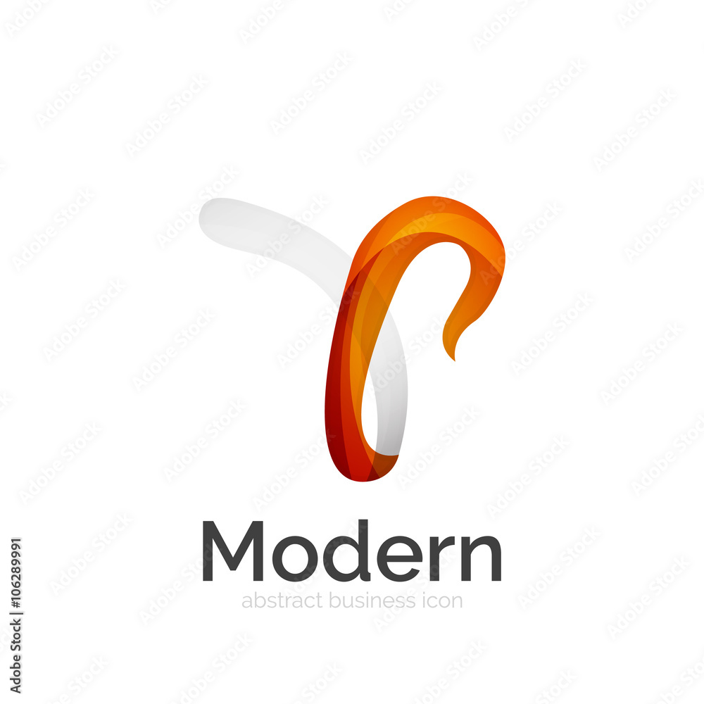 Vector ribbon logo Vector ribbon logo