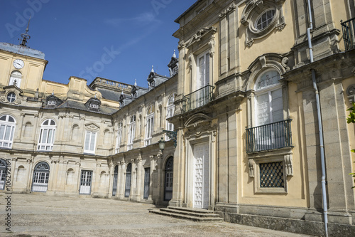 Palacio de la Granja de San Ildefonso in Madrid, Spain. beautifu