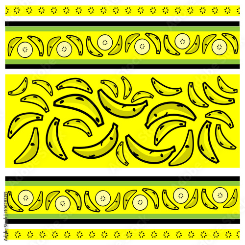 estampado de platano