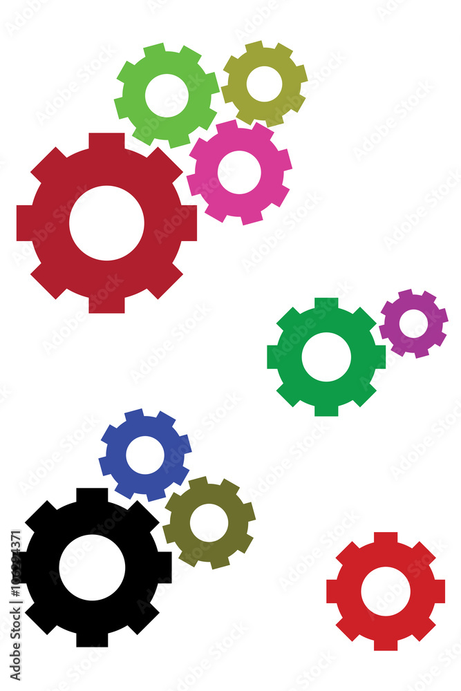 Gear Icon Vector Illustration