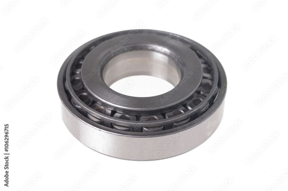 metal silver bearing isolated on white metal silver bearing isolated on white