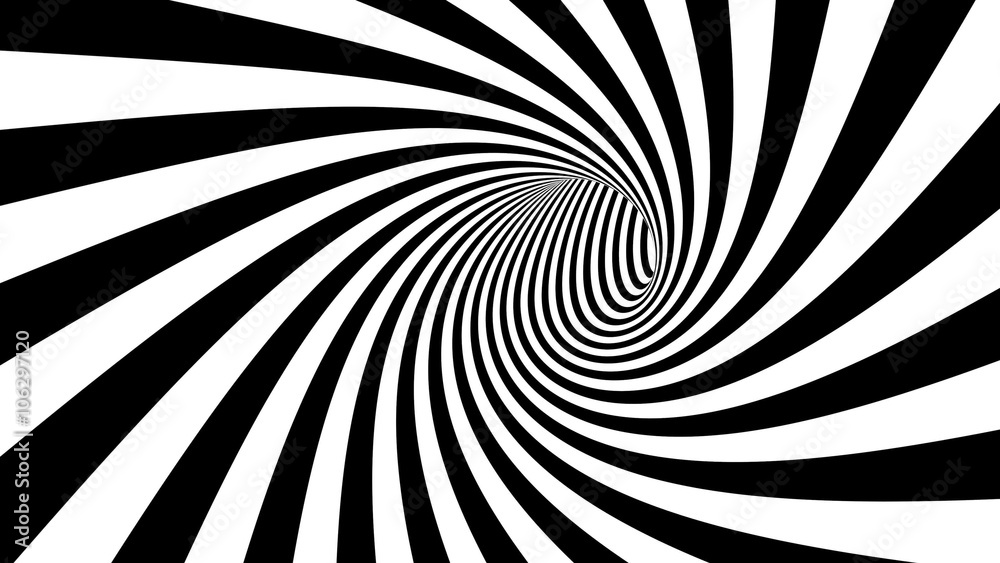 Hypnotic spiral tunnel seamless looping