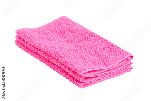 One towel roll on a white background
