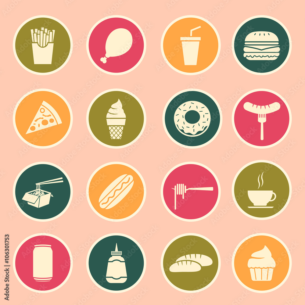 fast food icon fast food icon