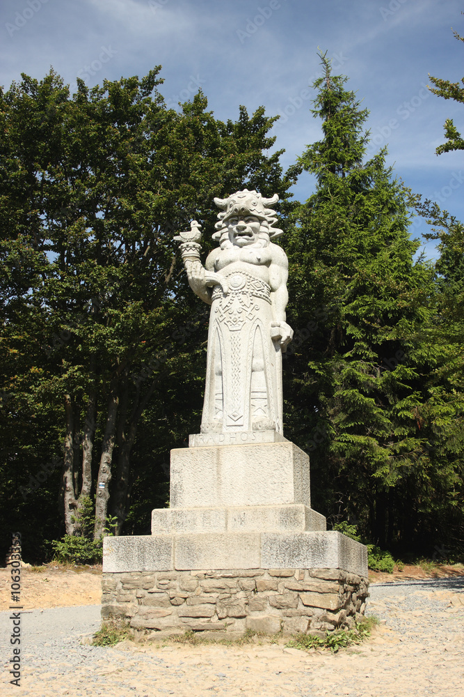 The Radegast statue in Czech Republic