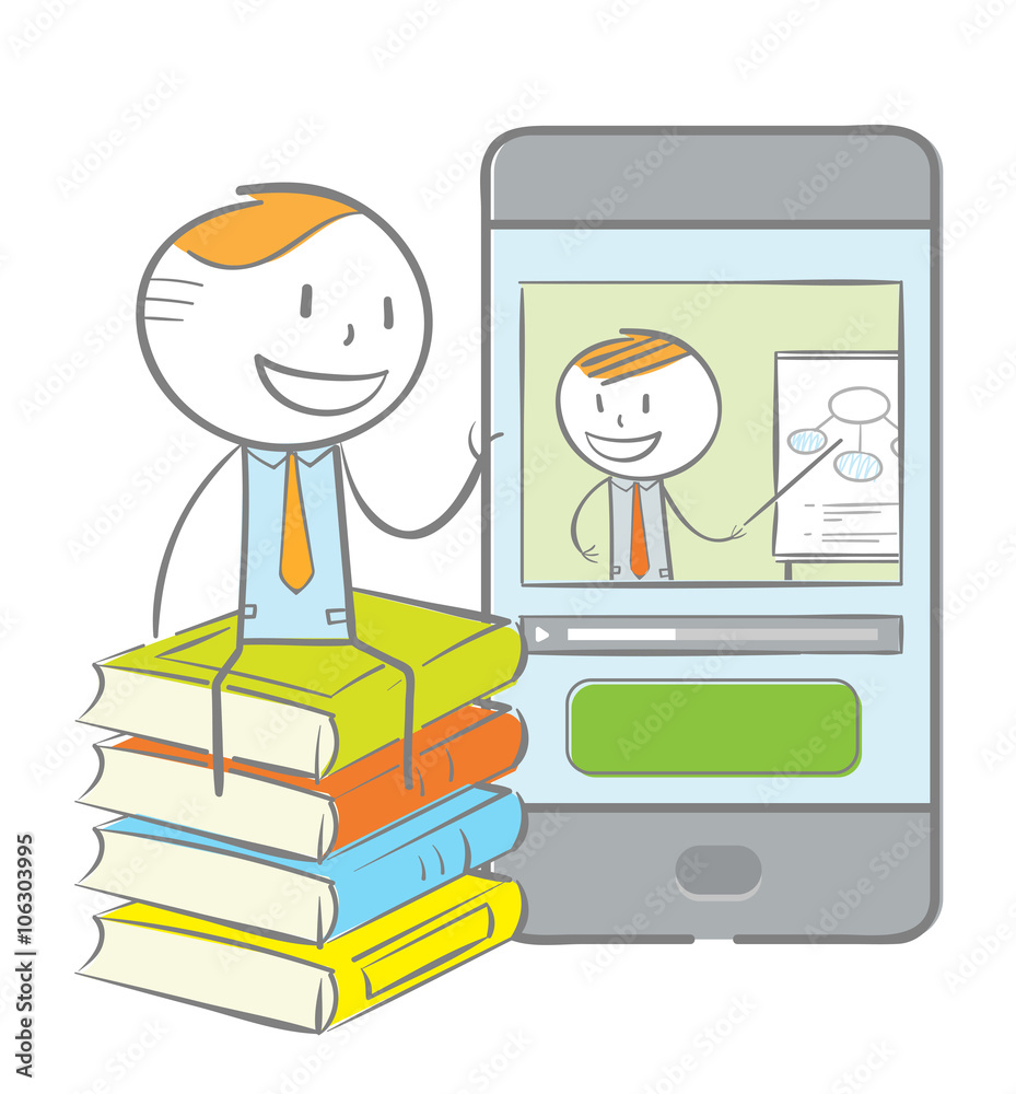 E-learning concept E-learning concept