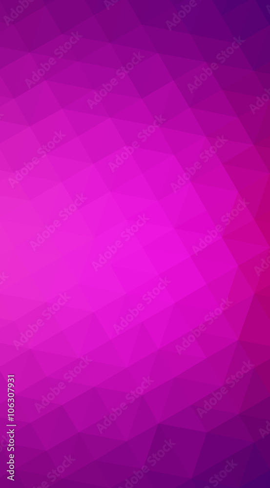 Obraz premium Pink polygonal design illustration, which consist of triangles a