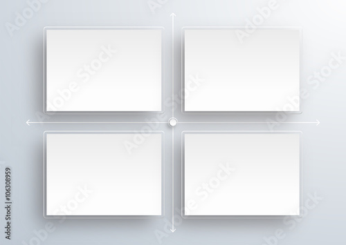 Crystal White Labels #Scatter plot_Vector Background